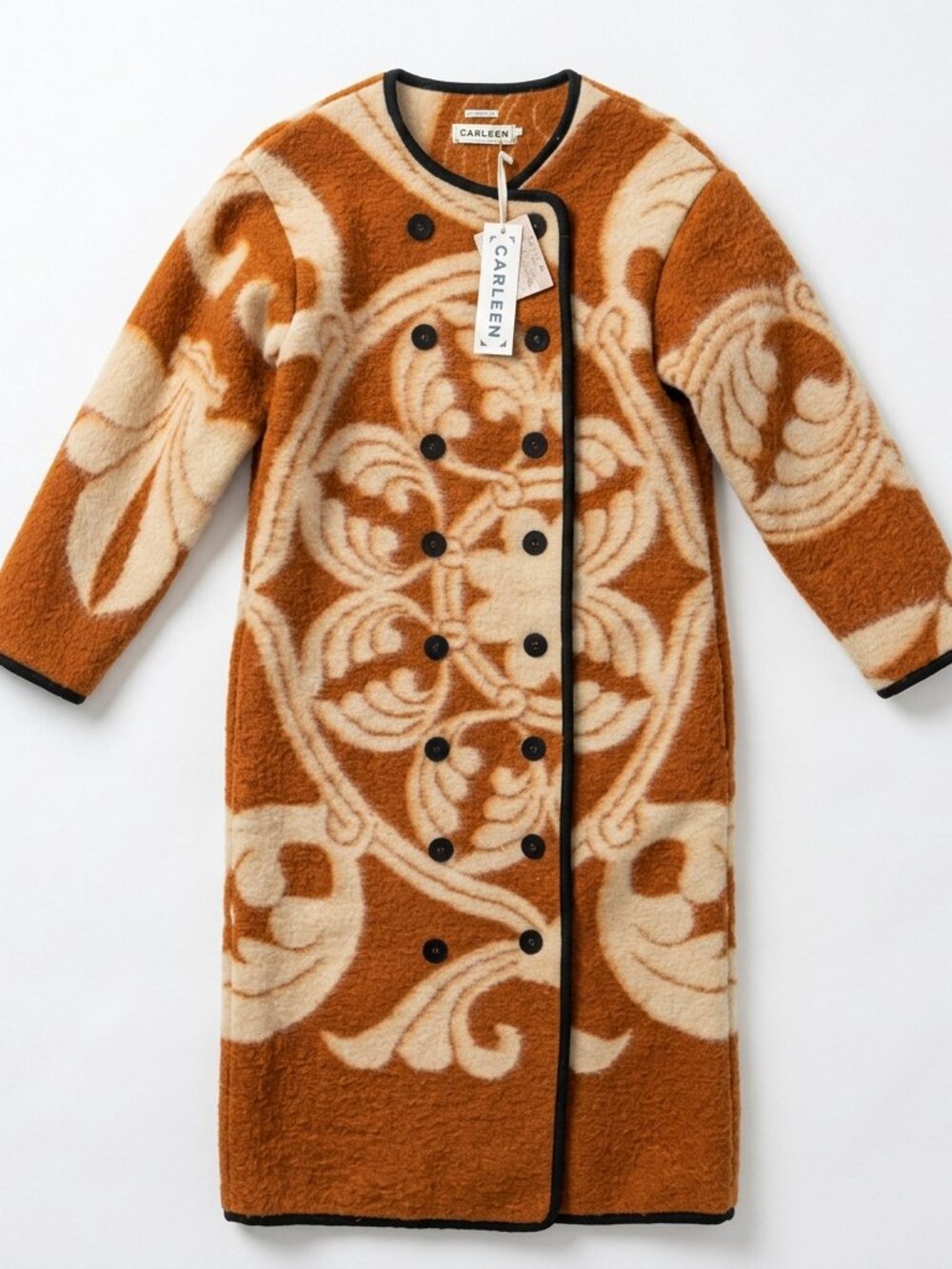 Carleen 100% Wool Blanket Coat – Size XS (NWT, One of a Kind)